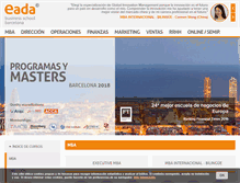 Tablet Screenshot of eada-masters.com